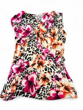 Cache Women's Multi and Pink Blous